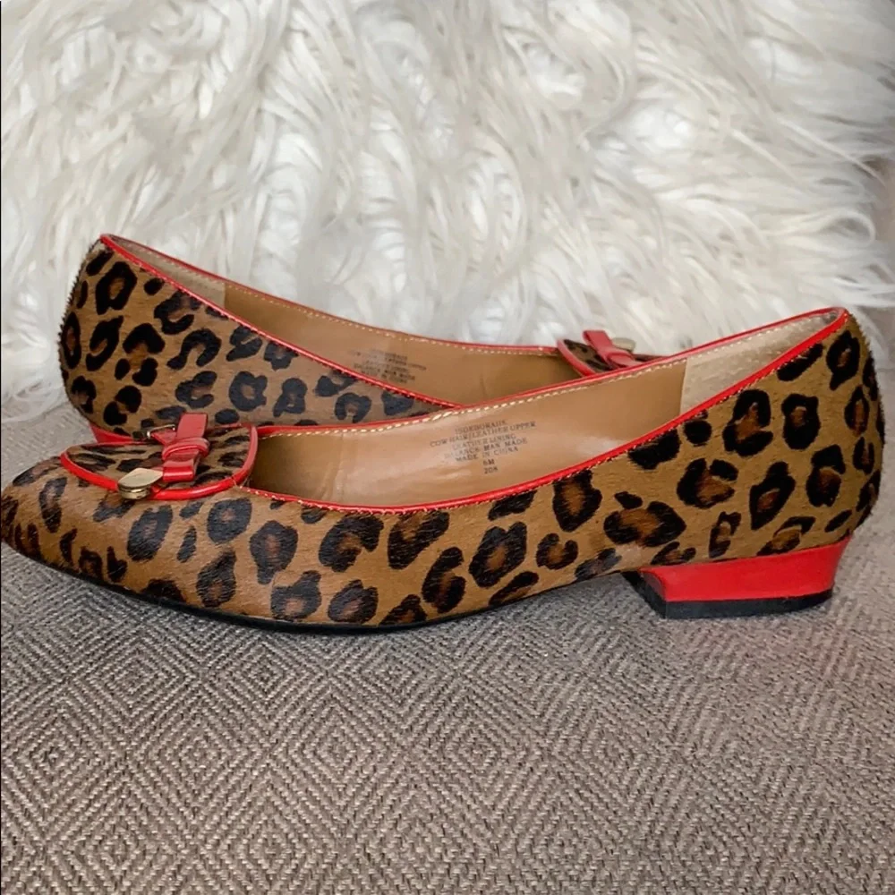 Isaac Mizrahi “Deborahe” Cow Hair Loafers‎